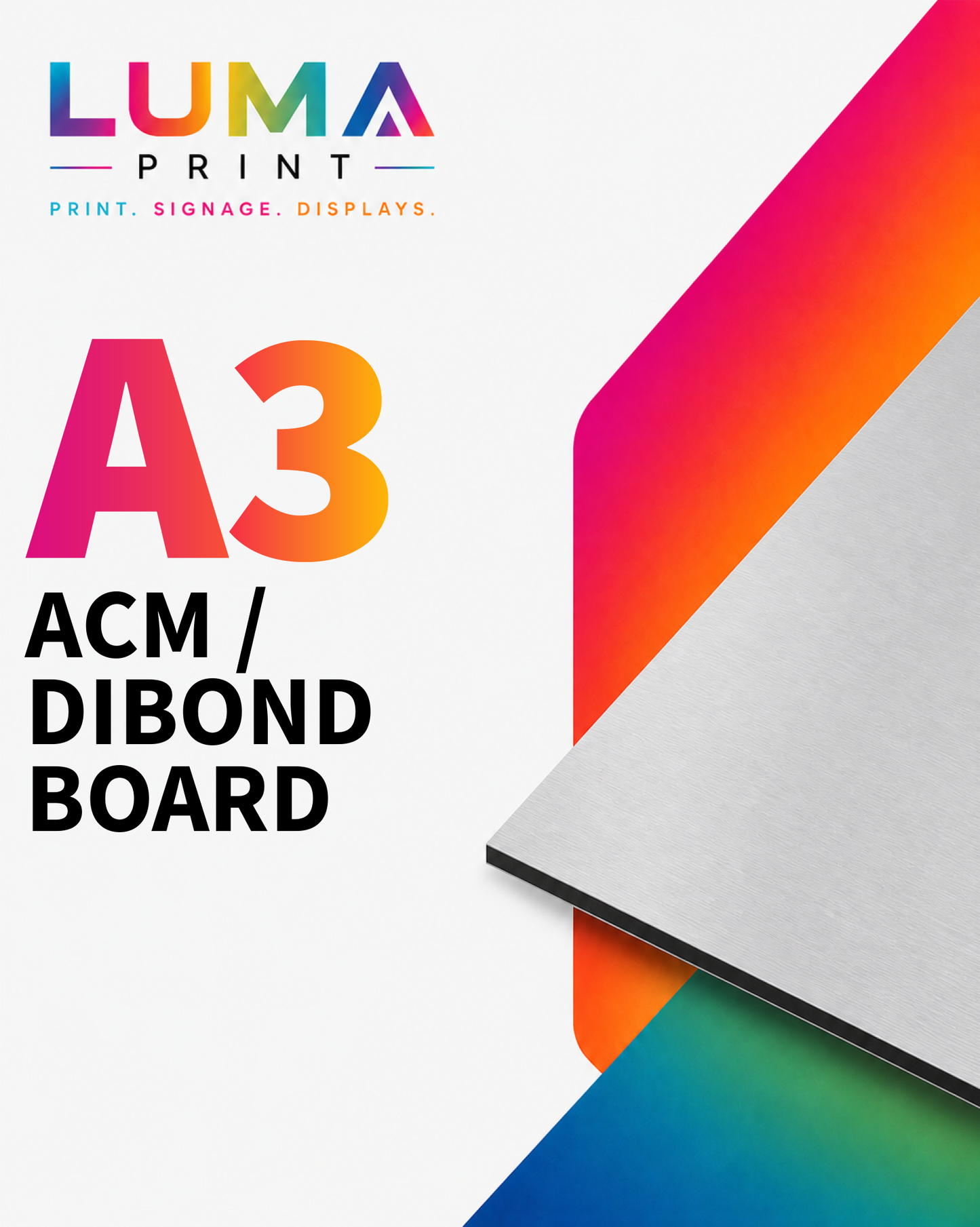 Printed ACM/Dibond boards